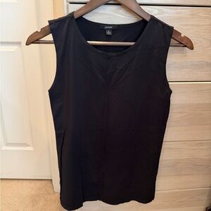 Alfani Black Sleeveless Round Neck Tank Top